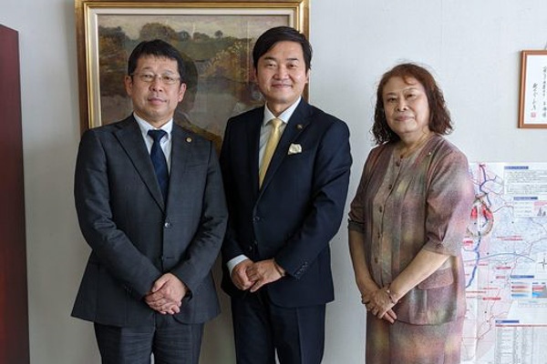 小郡市　加地良光市長表敬訪問